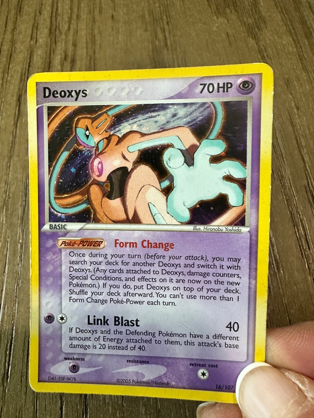 Pokemon Card - Deoxys - Halo